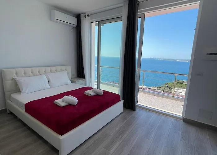 公寓 Panorama Sea View Vlorë